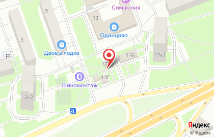 Магазин быстрого питания на Можайском шоссе на карте