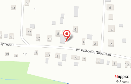 Магазин фруктов и овощей на улице Красных Партизан на карте