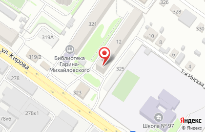 Участковый пункт полиции Управление МВД России по г. Новосибирску в Новосибирске на карте