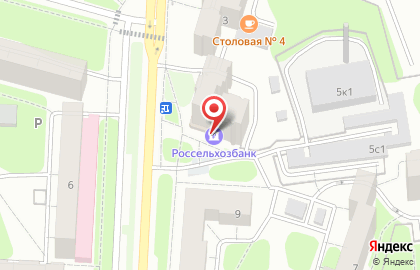 Россельхозбанк на улице Костычева на карте