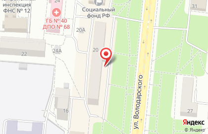 Ювелирный салон Golden Dream на улице Володарского на карте