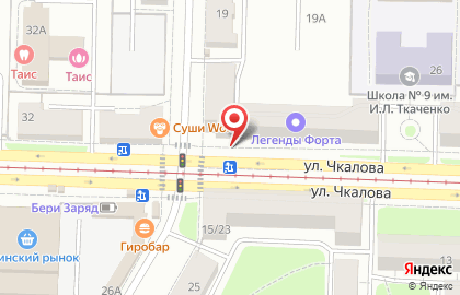 Аптека Алоэ на улице Чкалова, 28 на карте
