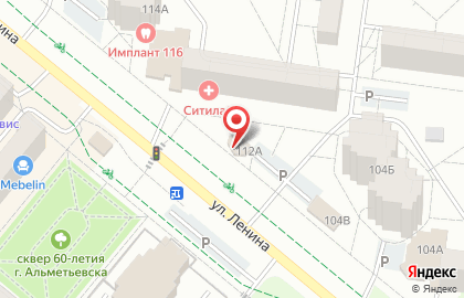 Салон цветов Флора-дизайн на улице Ленина на карте