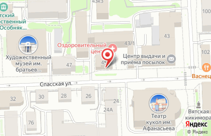 Меткомбанк на Спасской улице на карте