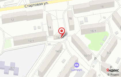 Сеть продуктовых супермаркетов Ассорти на Стартовой улице на карте