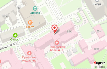 Ортопедический салон Террапевтика в Василеостровском районе на карте