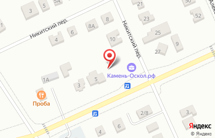 Камень Оскол на карте