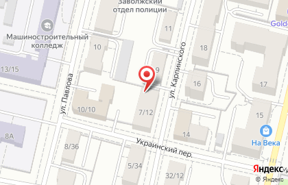 Строительная компания ЕвроСтандарт на улице Карпинского на карте