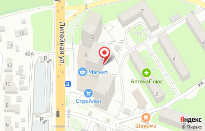 Магазин цветов в Брянске на карте