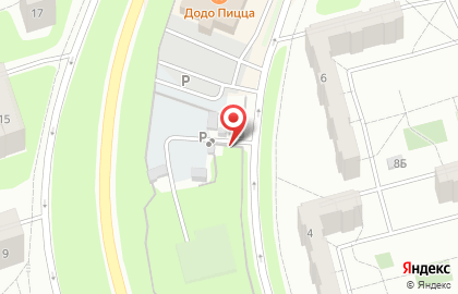 Автостоянка в Кемерово на карте