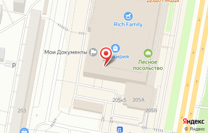 Торговая компания Белый кот в Октябрьском районе на карте