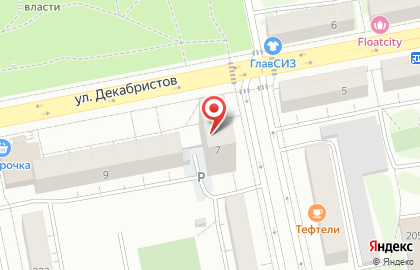 Магазин Крепеж маркет на улице Декабристов на карте