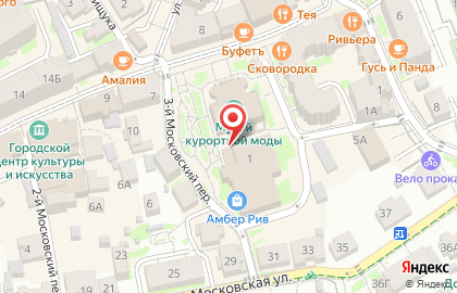 Парикмахерская в Московском 3-м переулке, 1 на карте