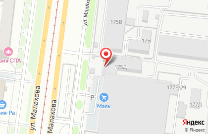 Маслосырбаза в Индустриальном районе на карте