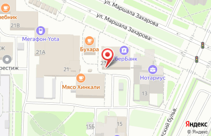 Участковый пункт полиции 74 отдел полиции Управления МВД Красносельского района на улице Маршала Захарова на карте
