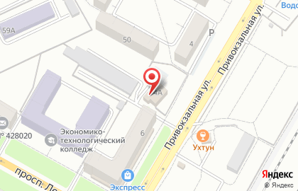 Чувашский линейный отдел Министерства внутренних дел Российской Федерации на транспорте на карте