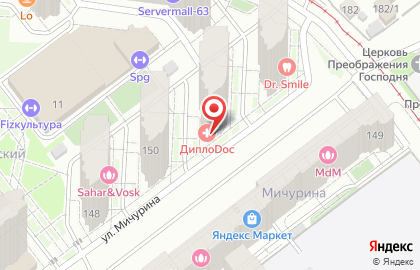 Клиника доказательной медицины ДиплоDoc на карте