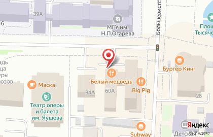 Ресторан Балкон на Большевистской улице на карте