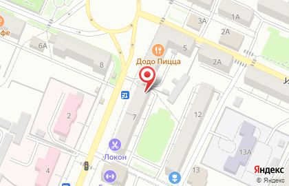 Парикмахерская Модница на улице Дзержинского на карте