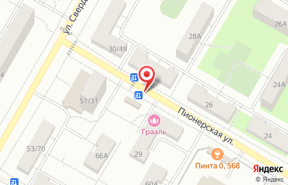 Продовольственный магазин в Москве на карте