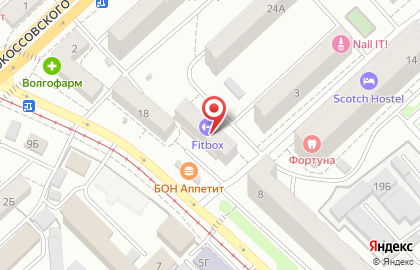 Сеть супермаркетов Радеж на Голубинской улице на карте
