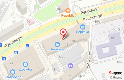 Салон сотовой связи Цифроград в Советском районе на карте
