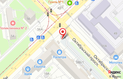 Продуктовый магазин в Новокузнецке на карте