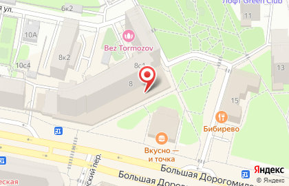 Супермаркет Перекрёсток в Москве на карте