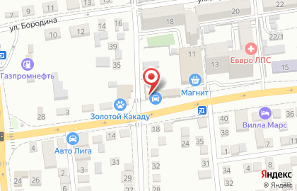 Магазин автозапчастей и автотоваров Belais на Уральской улице на карте