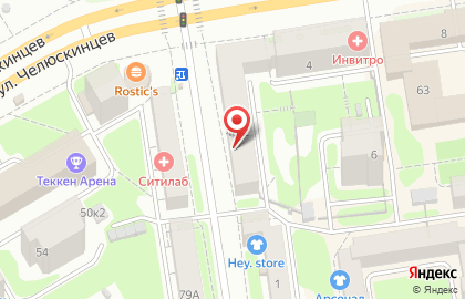 Электронный город в Новосибирске на карте