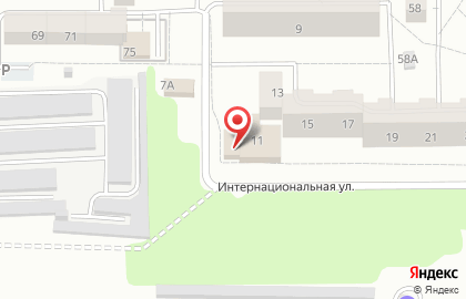 Общественная организация инвалидов Ковчег на Интернациональной улице на карте