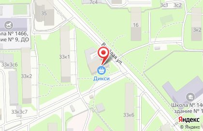 Супермаркет Дикси на улице Веселая на карте