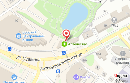 А5, Нижегородская область на Интернациональной улице на карте