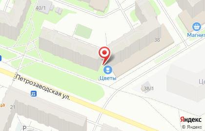 Салон-магазин цветов на Петрозаводской улице на карте