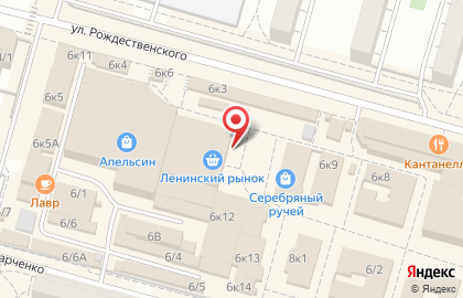 Лагманная на улице Рождественского на карте