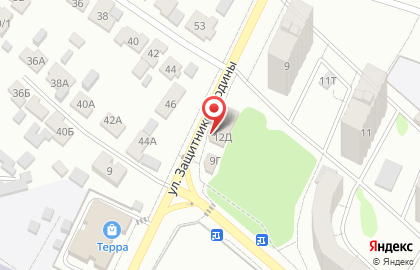 Продовольственный магазин Мечта на улице Защитников Родины на карте