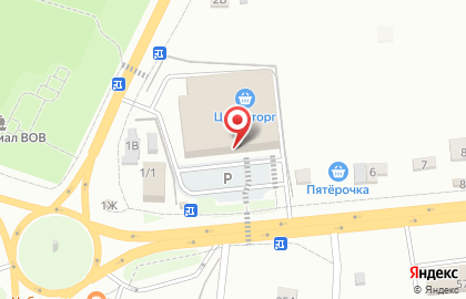Универсам ЦентрТорг в Воронеже на карте