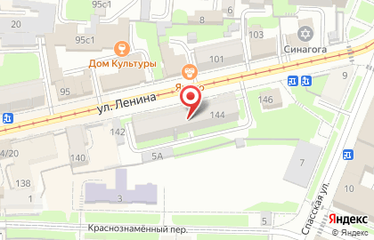 IT-компания Япрофи в Ленинском районе на карте