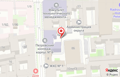 Санкт-Петербургский промышленно-экономический колледж на карте
