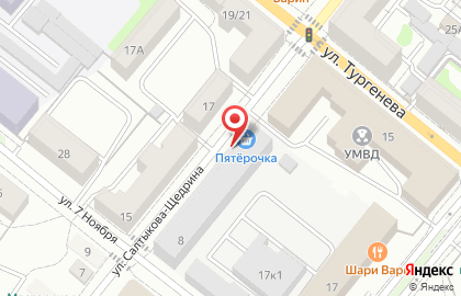 Служба доставки ДПД на улице Салтыкова-Щедрина на карте