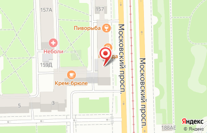 Гирлянда на Московском проспекте на карте