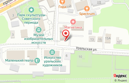 Курьерская служба Даймэкс в Екатеринбурге на карте