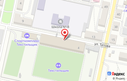 Спортивный комплекс Текстильщик на карте