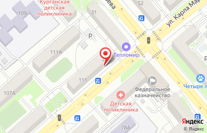 Микрокредитная компания Центрофинанс на улице К.Маркса на карте