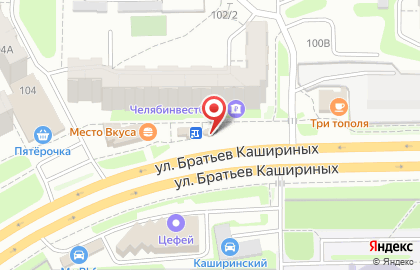 Сеть по продаже печатной продукции Роспечать на улице Братьев Кашириных, 102 киоск на карте