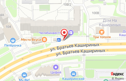 Сеть по продаже печатной продукции Роспечать на улице Братьев Кашириных, 102 киоск на карте