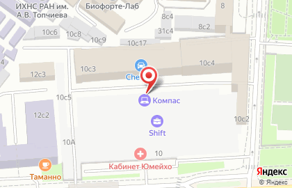 НИКА на Ленинском проспекте на карте