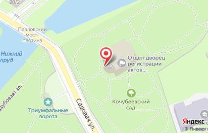 ЗАГС Пушкинского района в Центральном районе на карте