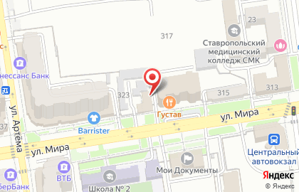 Туристическое агентство Мандарин на улице Мира на карте