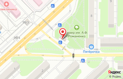 Магазин в Омске на карте
